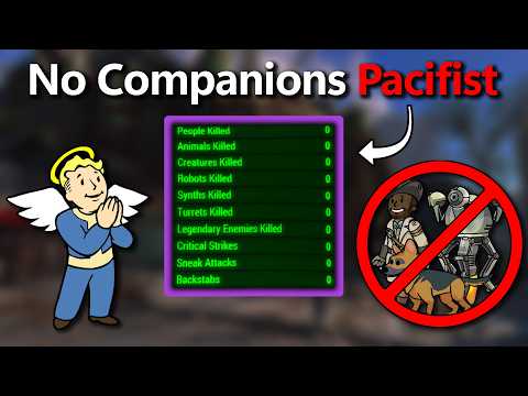 Can You Beat Fallout 4 as a TRUE Pacifist? (NO COMPANIONS)