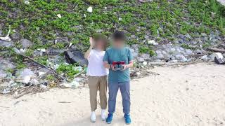 沖縄県 古宇利島 ① ドロニー・マニュアル操作
