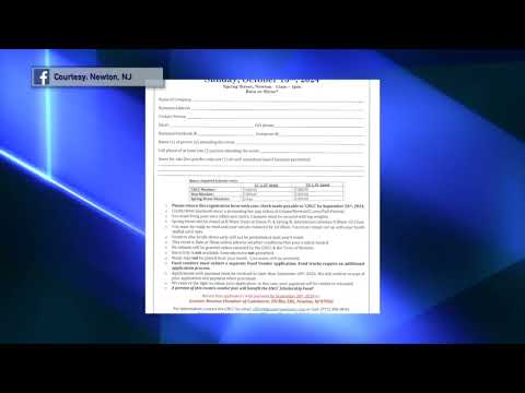 Sussex Fall Festival Vendor Applications