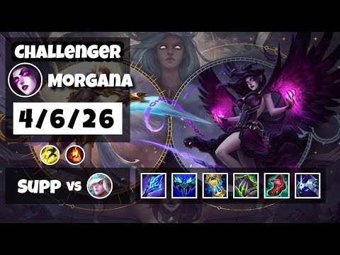 Morgana Support 11.18 Challenger Gameplay Replay - S11 (4/6/26) - TURKISH