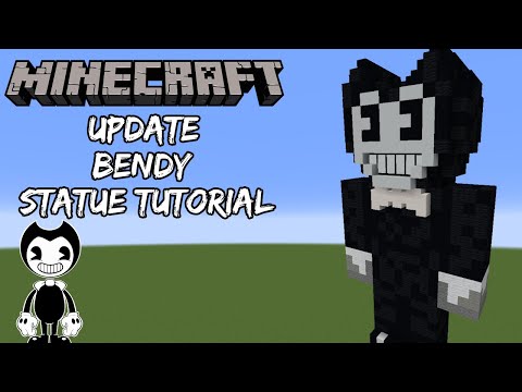 Minecraft Tutorial: Updated Bendy Statue (Bendy and the Ink Machine)