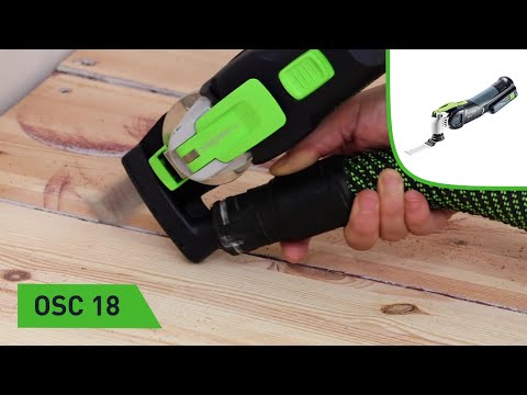 Fugen reinigen in Dielenböden mit dem OSC 18 (Festool TV Folge 208)