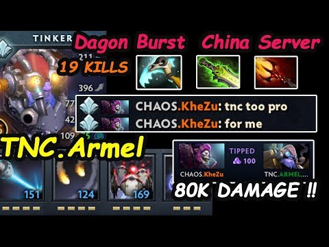 TNC Armel - [Tinker] MIDLANE Magic Burst China Server #Ti9 vs Khezu Dota2 7.22 Pro Gameplay