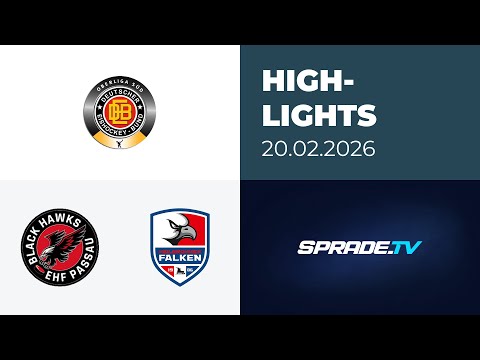 20.02.2026 - Highlights - EHF Passau Black Hawks vs. Heilbronner Falken