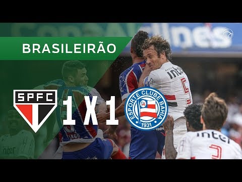 SÃO PAULO 1 X 1 BAHIA - 03/12 - BRASILEIRÃO 2017
