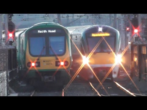 Irish Rail 29000 and 22000 Class Trains - Connolly Station, Dublin