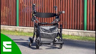 Elektrický invalidný vozík Eroute 9000SW s asistenčným chodítkom