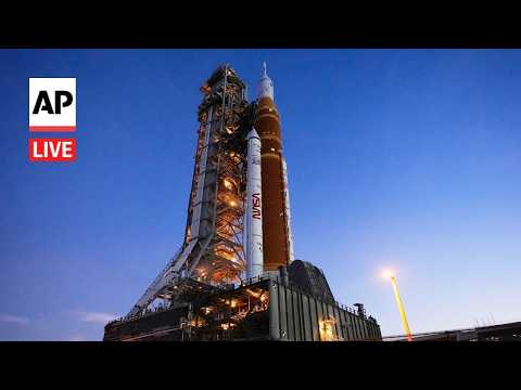 Video Thumbnail: LIVE: NASA’s Artemis II moon rocket is rolled out to the launch pad