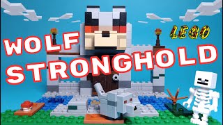 Lego Minecraft Wolf Stronghold.                                how to make a wolf house in minecraft
