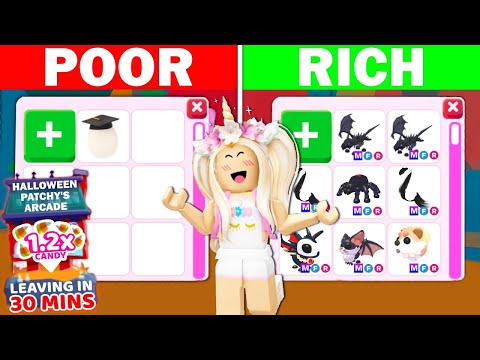 Poor to Rich BEFORE HALLOWEEN Update ENDS In Adopt Me