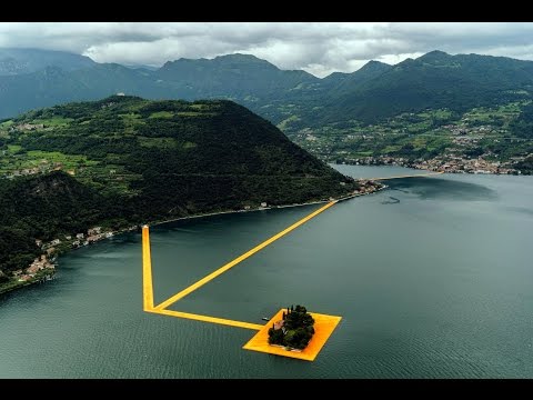 The Floating Piers Tour in Elicottero Video