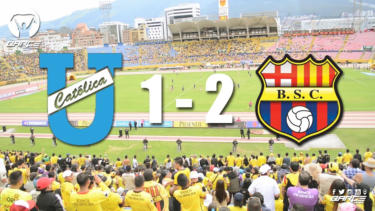 Universidad Católica 1 vs Barcelona S.C 2 fecha 15 primera etapa CBP2017