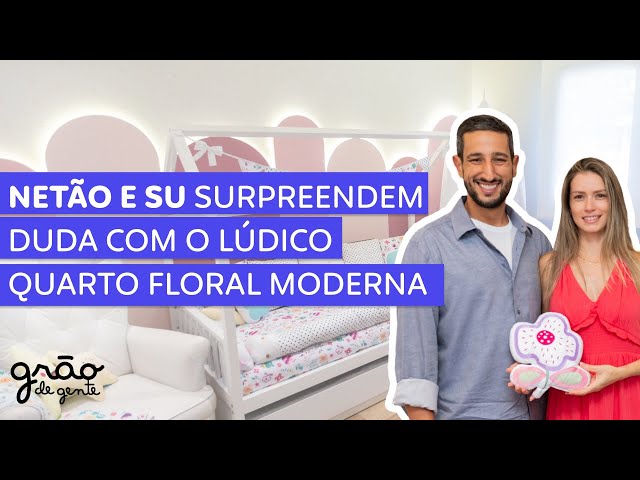 TOUR DO QUARTO FLORAL MODERNA DA DUDA, FILHA DE NETÃO E SU