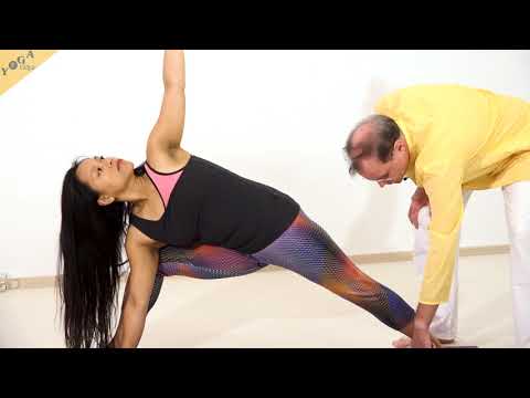 Heldendreieck mit Fußfläche am Boden - Yoga Asana Lexikon