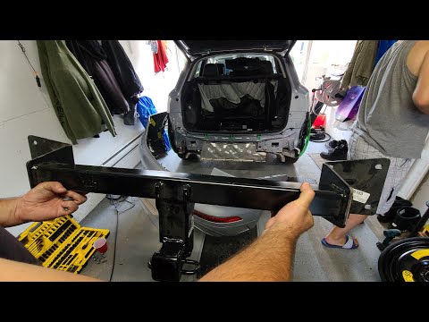 FRAME TRAILER HITCH DRAW TITE AUDI Q5 2021- AMATEUR INSTALL