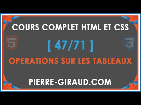 COURS COMPLET HTML ET CSS 1 71 Présentation du cours