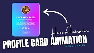 Download the video "Create a Stunning Glassmorphism Profile Card Using HTML & CSS | Modern UI Design Tutorial"