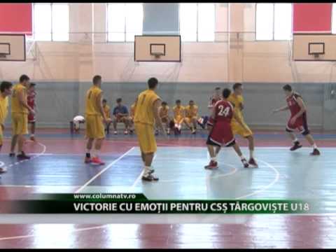 Victorie cu emoții pentru CSȘ Târgoviște U18 (Columna TV)