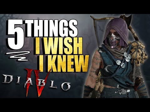 5 THINGS I wish I knew SOONER in DIablo 4!