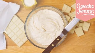 How to Make White Chocolate Ganache | Cupcake Jemma by Cupcake Jemma