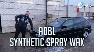 Ich teste das erste Mal ADBL Synthetic Spray Wax | 83metoo