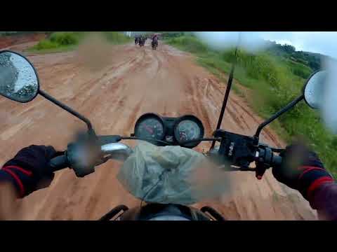 SAINDO DE ITAIPAVA DO GRAJAÚ MA COM CHUVA (ESTRADA MUITO LISA).