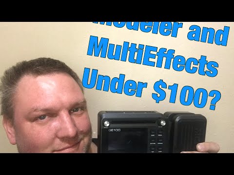 MultiEffects Amp Modeler under $100! Mooer GE100 review!