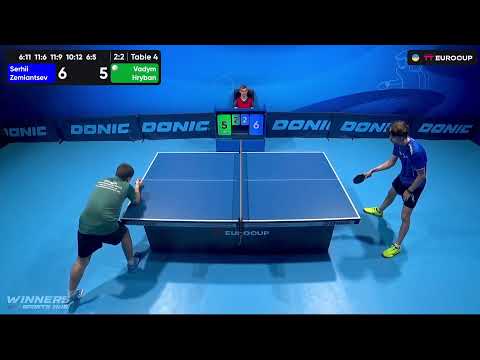 12:25 Serhii Zemiantsev - Vadym Hryban 08.09.2023 TT Euro.Cup Ukraine Star. TABLE 4