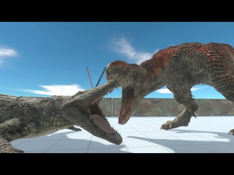 PURUSSAURUS DEATH RUN - Animal Revolt Battle Simulator
