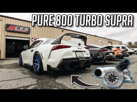 Pure800 B58 Supra Makes EFFORTLESS Power on Pump Gas!