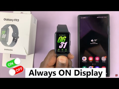 How To Enable & Disable Always ON Display On Samsung Galaxy Fit 3