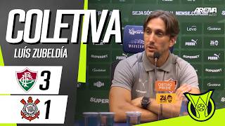 COLETIVA LUIS ZUBELDÍA | Fluminense x Corinthians - Brasileirão 2026
