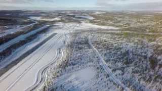 preview picture of video 'Drone footage of the Nokian White Hell in Ivalo - rezulteo'