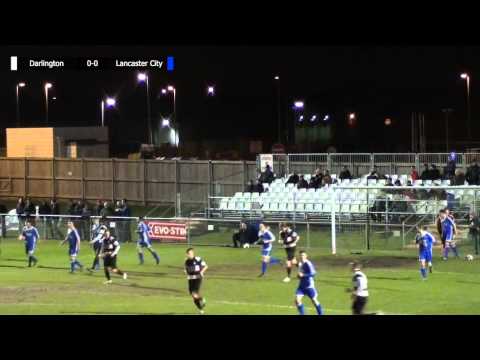 Darlington 0-2 Lancaster City - Evo-Stik First Division North - 2013/14