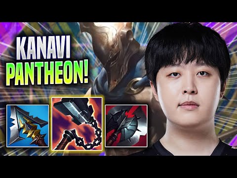 KANAVI LITERALLY GOD MODE WITH PANTHEON! - JDG Kanavi Plays Pantheon JUNGLE vs Graves! | Season 2022