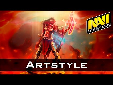 ArtStyle Legion Commander - Dota 2 Na'Vi Gameplay