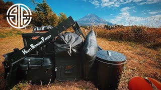 【冬キャンプ】#9 富士山の見えるおいしいキャンプ場で、音楽クリエーターの兄貴たちとクリームシチュー囲って温まる【キャンパーの聖地】【ブラックキャンプ】