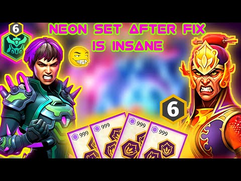 Neon phantom set after nerfed is insane damage ruolan lvl6 best set to beat ruolan lvl6