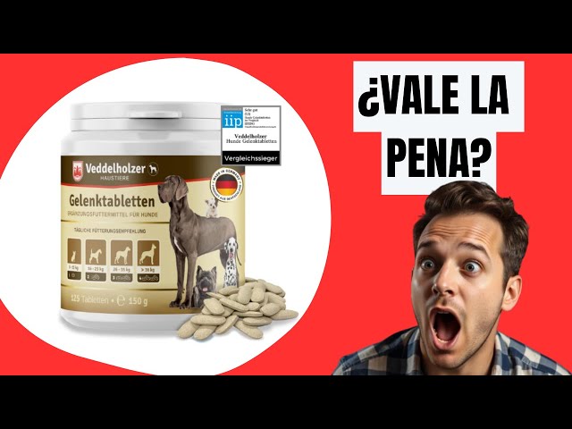 Vídeo relacionado con Los Comprimidos condroprotector Perros para articulaciones Veddelholzer con MSM, harpagófito glucosamina colágeno para Fortalecer los Huesos, Fabricadas en Alemania, 125 cápsulas con hialurón