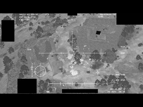 AC-130 Gunship Provides Close Air Support for SOF Raid