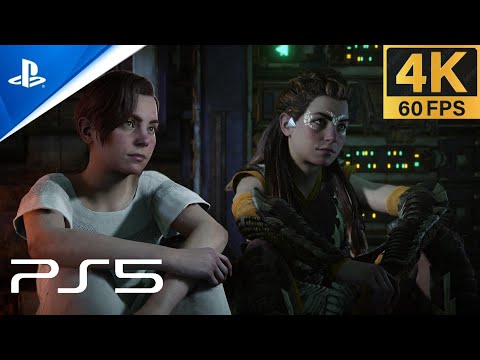 (PS5) Aloy Meets Her Clone and Defeat The Mystery Man | Horizon Forbidden West (4K 60 FPS)