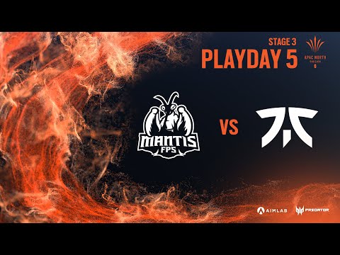 MANTIS FPS vs FNATIC // Rainbow Six APAC League 2021 - North Division Stage 3 - Playday #5