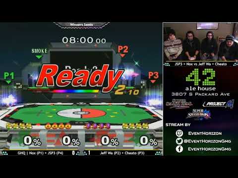 Construct 103 - GHQ | Nox + JSP3 vs Jeff Wa + Cheato - Melee Doubles WS