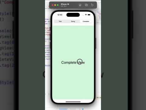 🚀 SwiftUI Segmented TabView | Task Management UI 🎯 - iOS 18