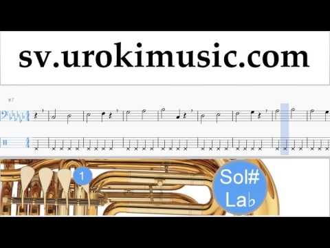 Lär Dig Spela Tuba Charlie Puth - Attention Tabs Nybörjare Del 1 övningar um-i492