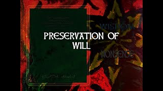 Preservation of Will