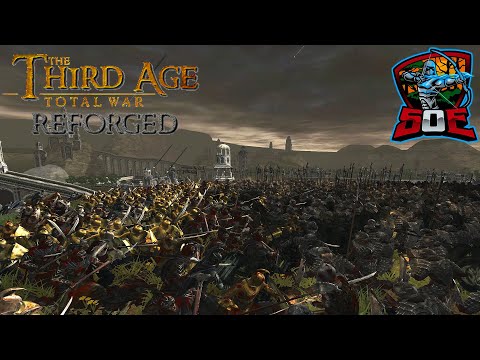 SAURON & ELROND UNLEASH THEIR ARMIES - THIRD AGE TOTAL WAR REFORGED