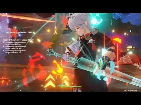 Spiral Abyss (3.6) - Floor 12 (Full run): HyperBloom & International