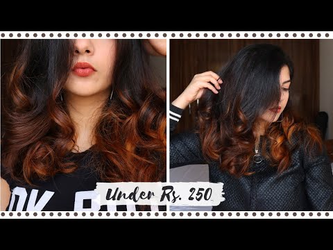 How to color your hair at home under Rs. 250 | Ombre...