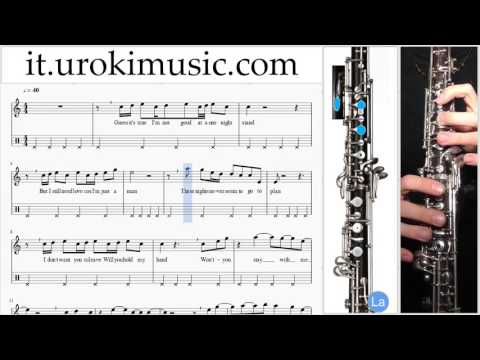 Lezioni di Oboe Sam Smith Stay With Me Parte#2 Melodia Tutorial Spartito Imparare Insegnante